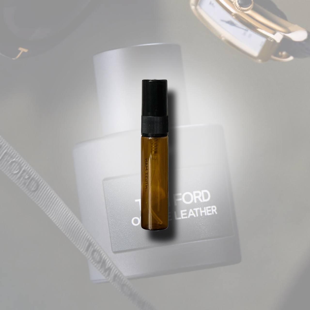 Amber Leather Morale Parfums Perfume Sample, 5ml