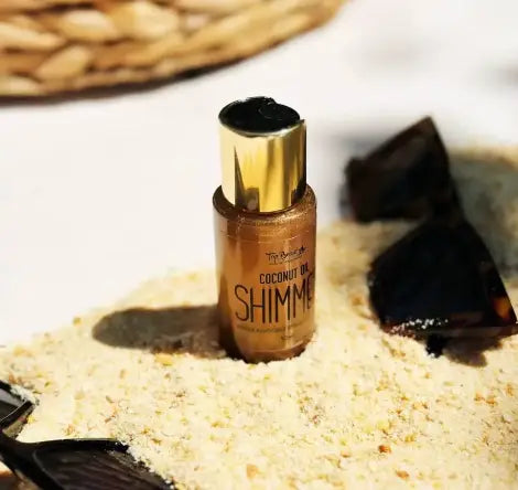 Top Beauty Coconut Oil Shimmer Gold Tanning Oil 50ml