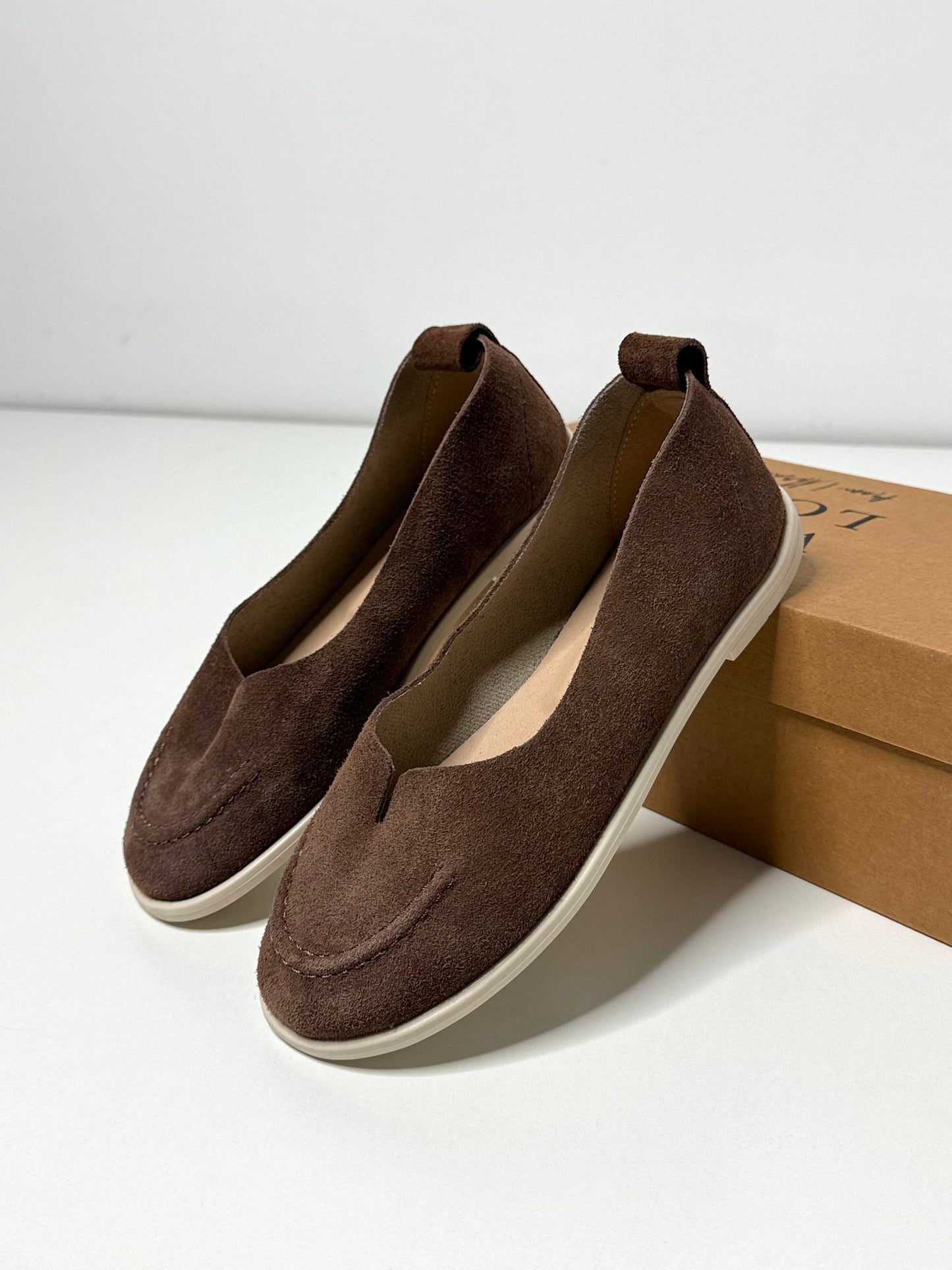 Неймовірно м'які балетки barefoot, коричневий