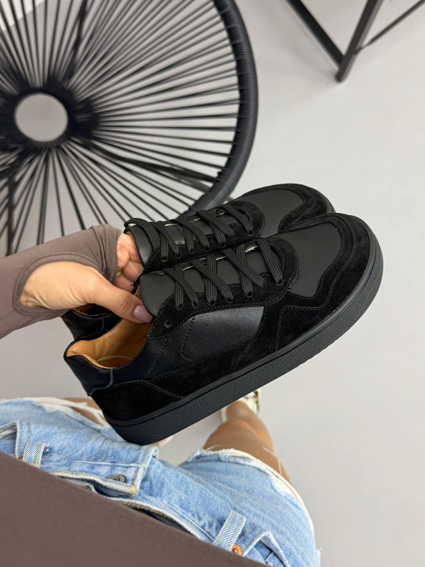 Anatomical sneakers ™NikArt, black