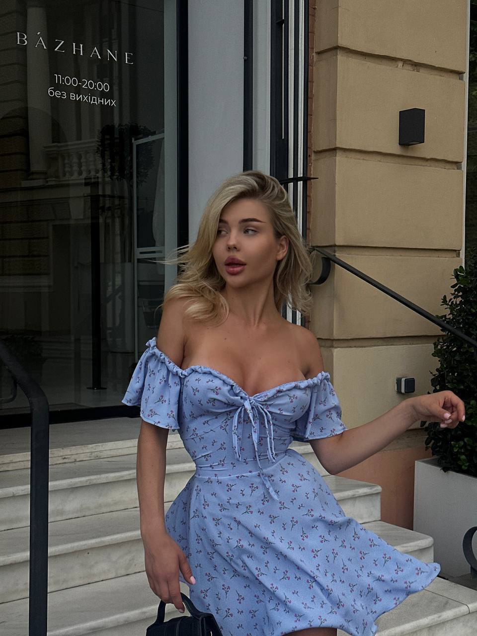 Floral print dress