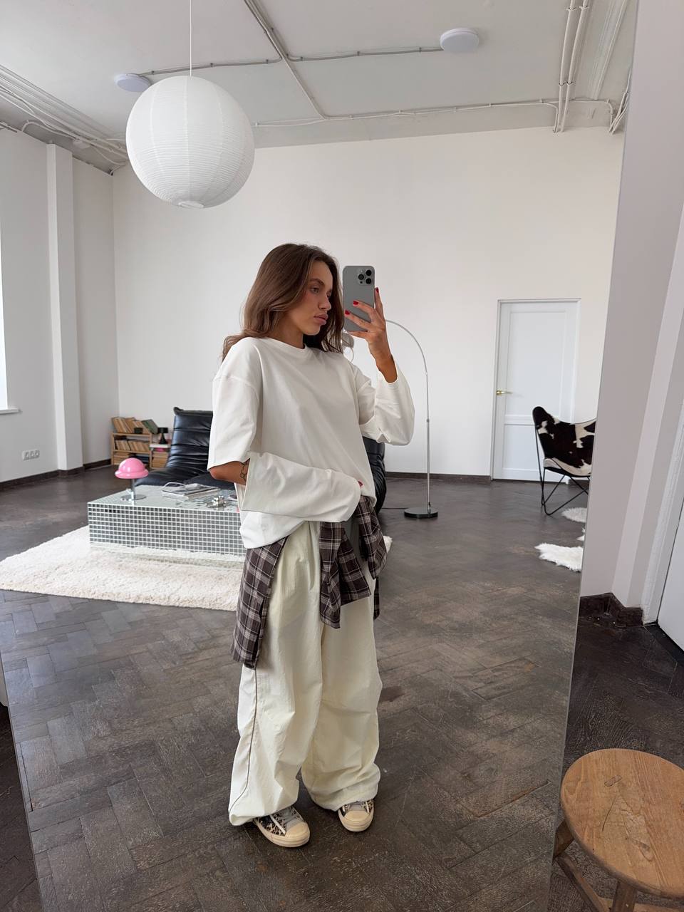 Longsleeve oversize z akcentowanymi rękawami
