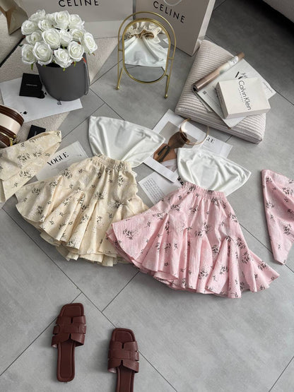 3-piece set (bandeau top, skirt, and headscarf)