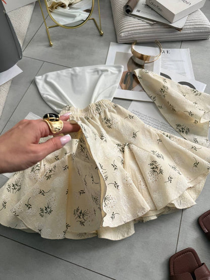3-piece set (bandeau top, skirt, and headscarf)