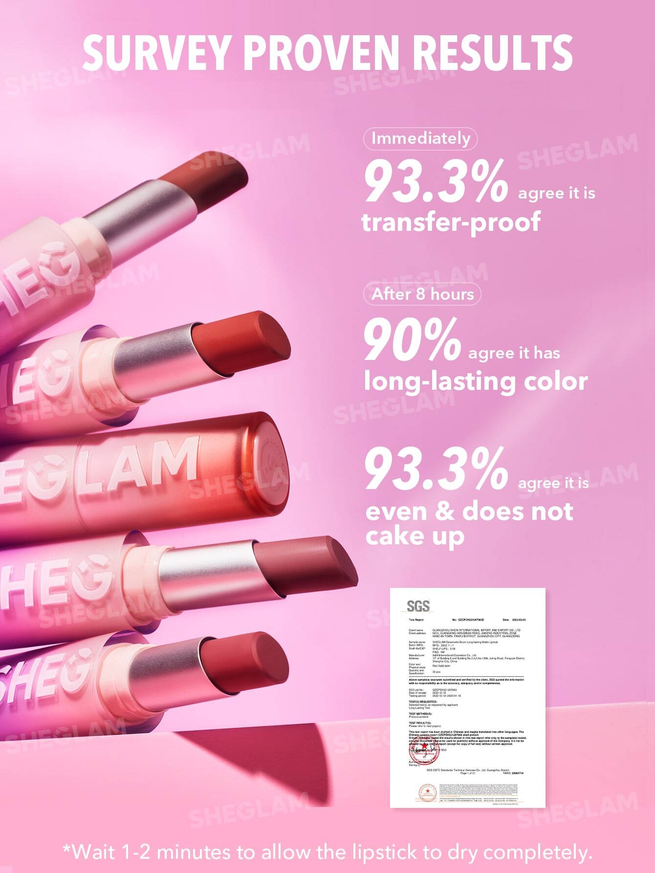 Sheglam Dynamatte Boom Long-Lasting Matte Lipstick - Have No Fear