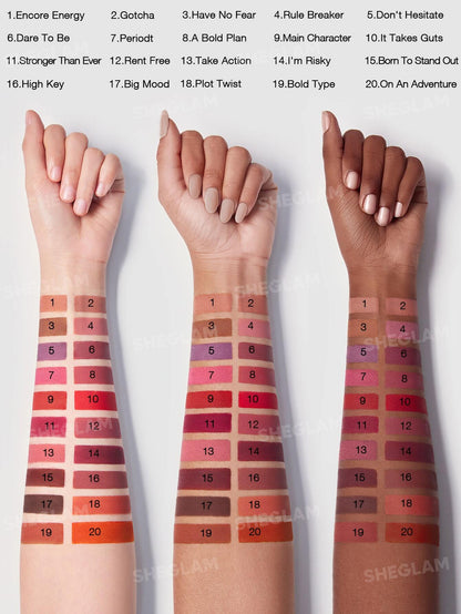 Sheglam Dynamatte Boom Long-Lasting Matte Lipstick - Have No Fear