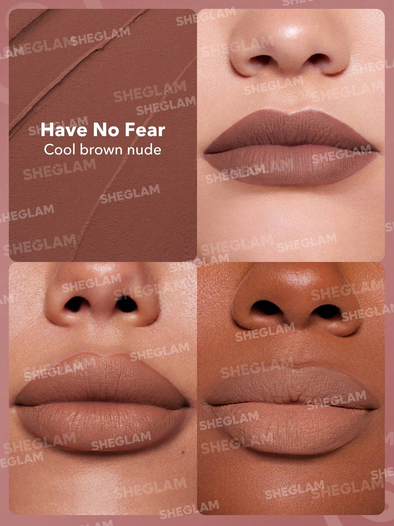 Sheglam Dynamatte Boom Long-Lasting Matte Lipstick - Have No Fear