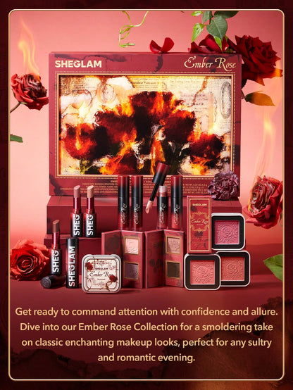 Zestaw limitowanej edycji kosmetyków SHEGLAM Ember Rose collection