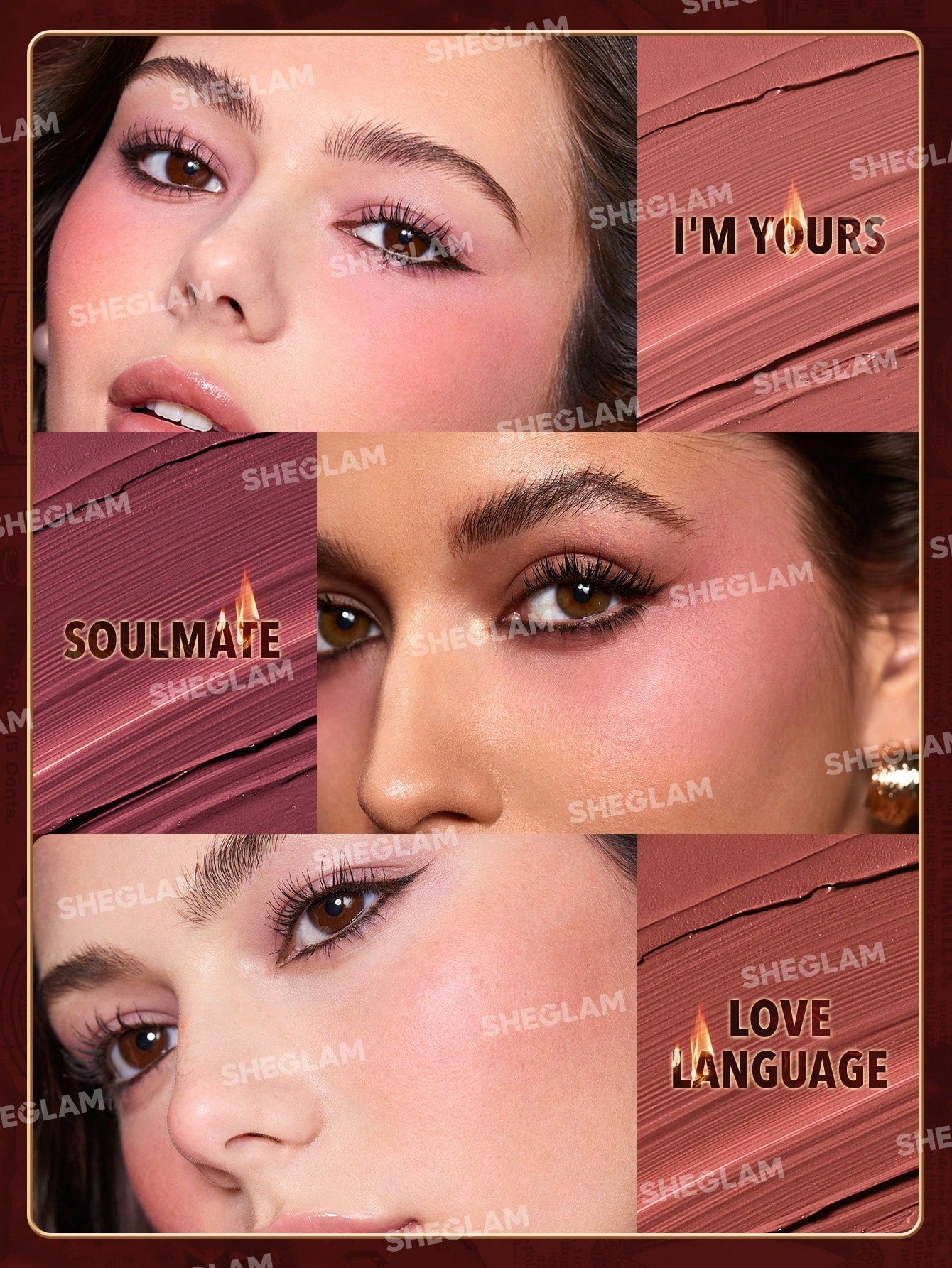 Zestaw limitowanej edycji kosmetyków SHEGLAM Ember Rose collection
