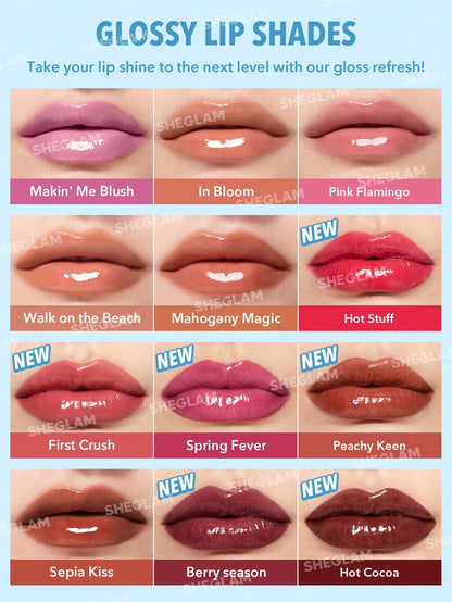 Блиск для губ POUT-PERFECT SHINE LIP PLUMPER-MAHOGANY MAGIC | SHEGLAM