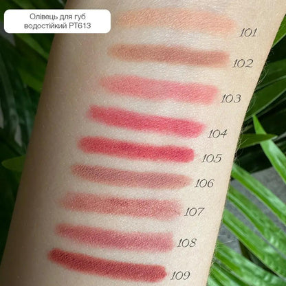 Водостійкий олівець для губ Topface Waterproof Lipliner 108, 1.14 г