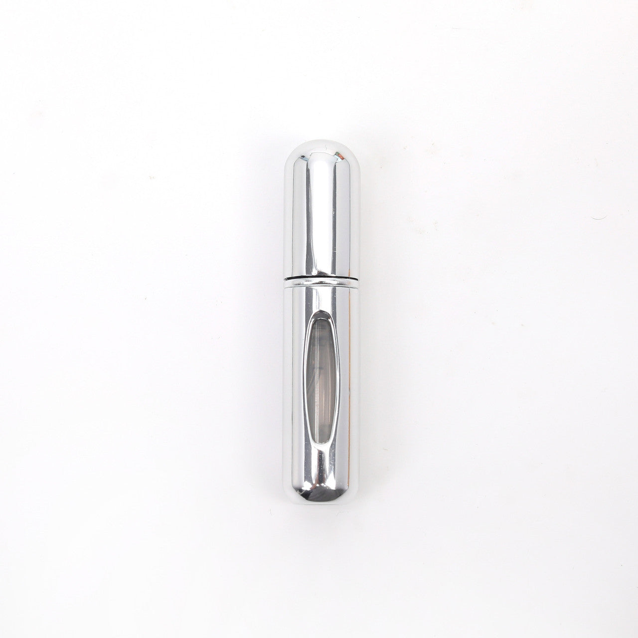 Atomizer flakon na perfumy (błyszczący szary), 5 ml