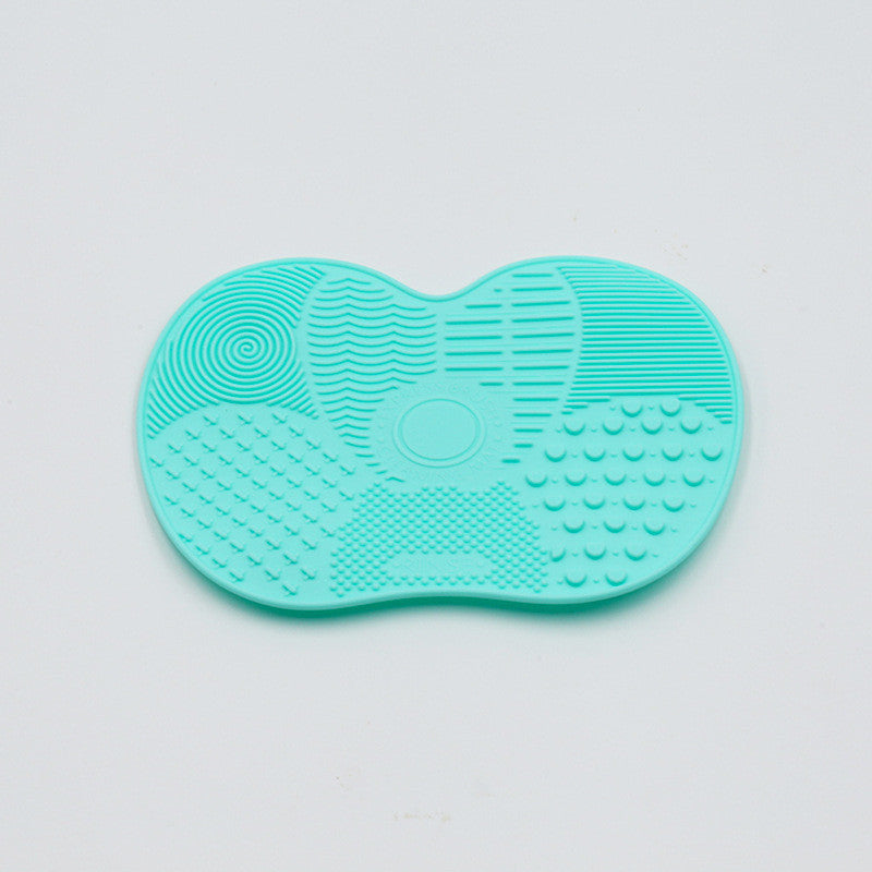 Silicone brush cleaning mat (turquoise)