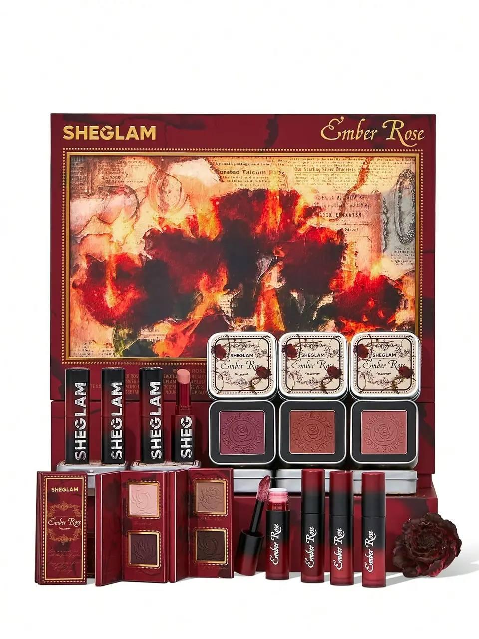 Zestaw limitowanej edycji kosmetyków SHEGLAM Ember Rose collection