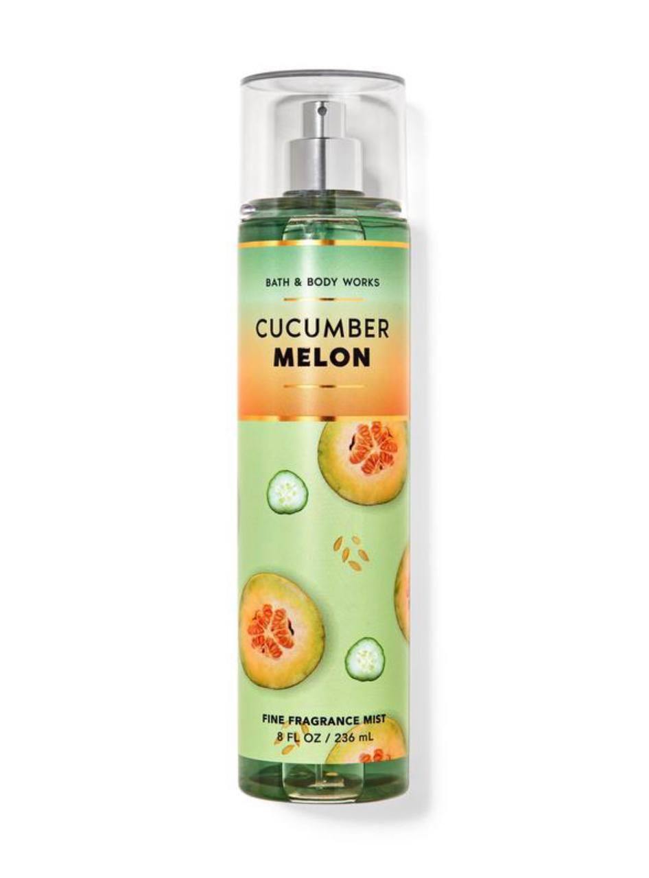 Mgiełka do ciała perfumowana bath and body works cucumber melon