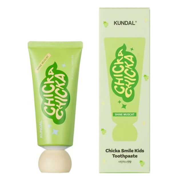 Pasta do zębów dla dzieci KUNDAL Chicka Smile Kids Toothpaste Shine Muscat o smaku winogronowym 60 g