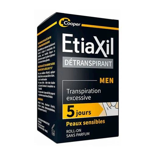 Etiaxil Men Sensitive Roll-On Antiperspirant for Sensitive Skin, Men's, 15ml