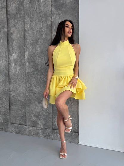 Suit (crop top + skirt)