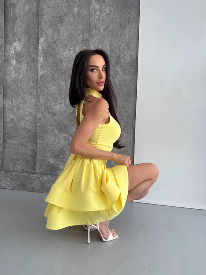 Suit (crop top + skirt)