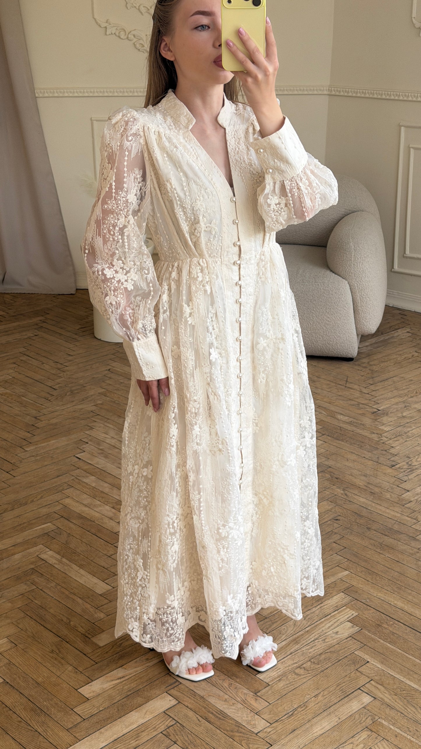 Aurora Lace Maxi Dress