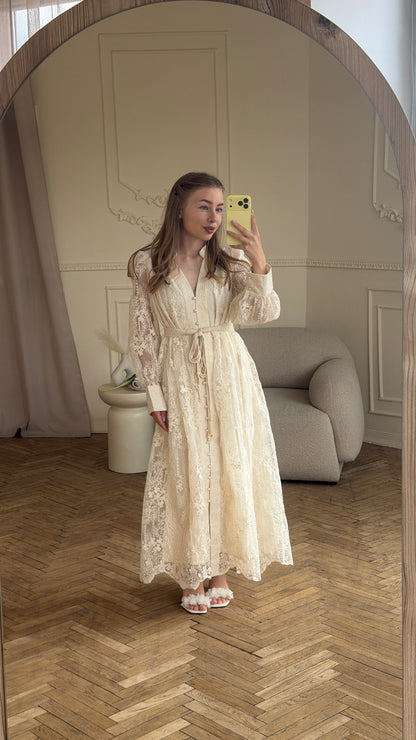 Aurora Lace Maxi Dress