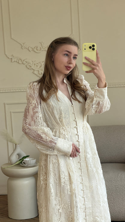 Aurora Lace Maxi Dress