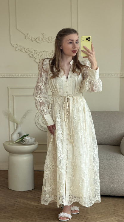 Aurora Lace Maxi Dress