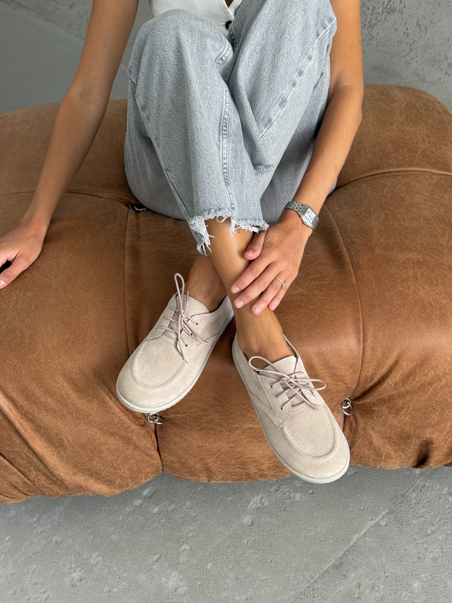 Мокасини NikArt barefoot, бежевий