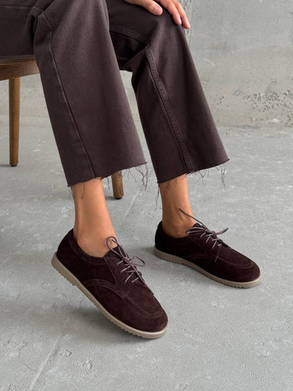 Мокасини NikArt barefoot, шоколад