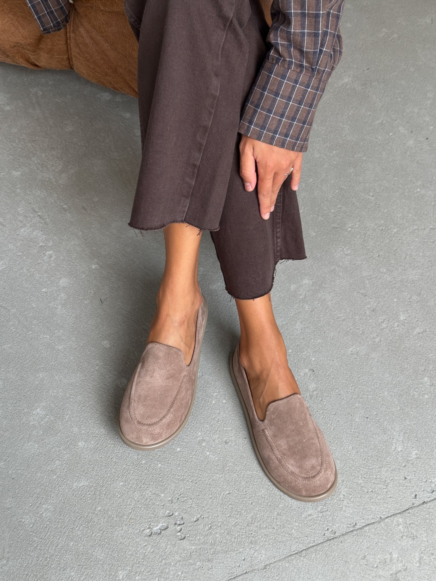 Анатомічні лофери barefoot  ™️ NikArt, бежевий