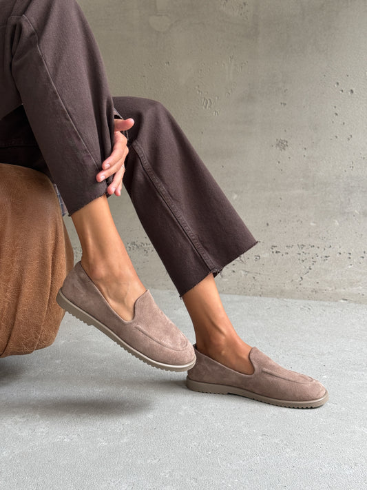 Анатомічні лофери barefoot  ™️ NikArt, бежевий