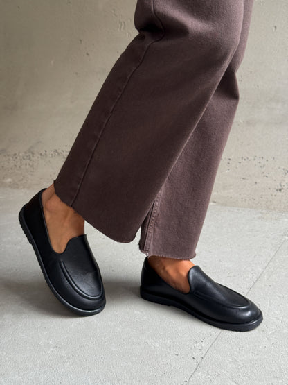 Анатомічні лофери barefoot  ™️ NikArt, чорний