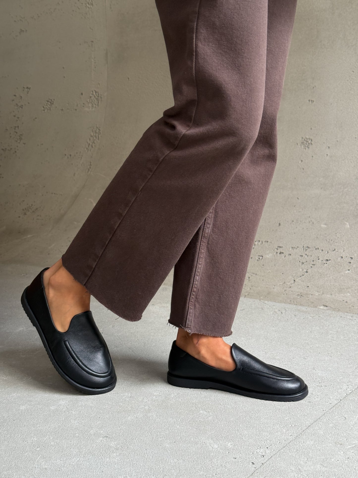 Анатомічні лофери barefoot  ™️ NikArt, чорний