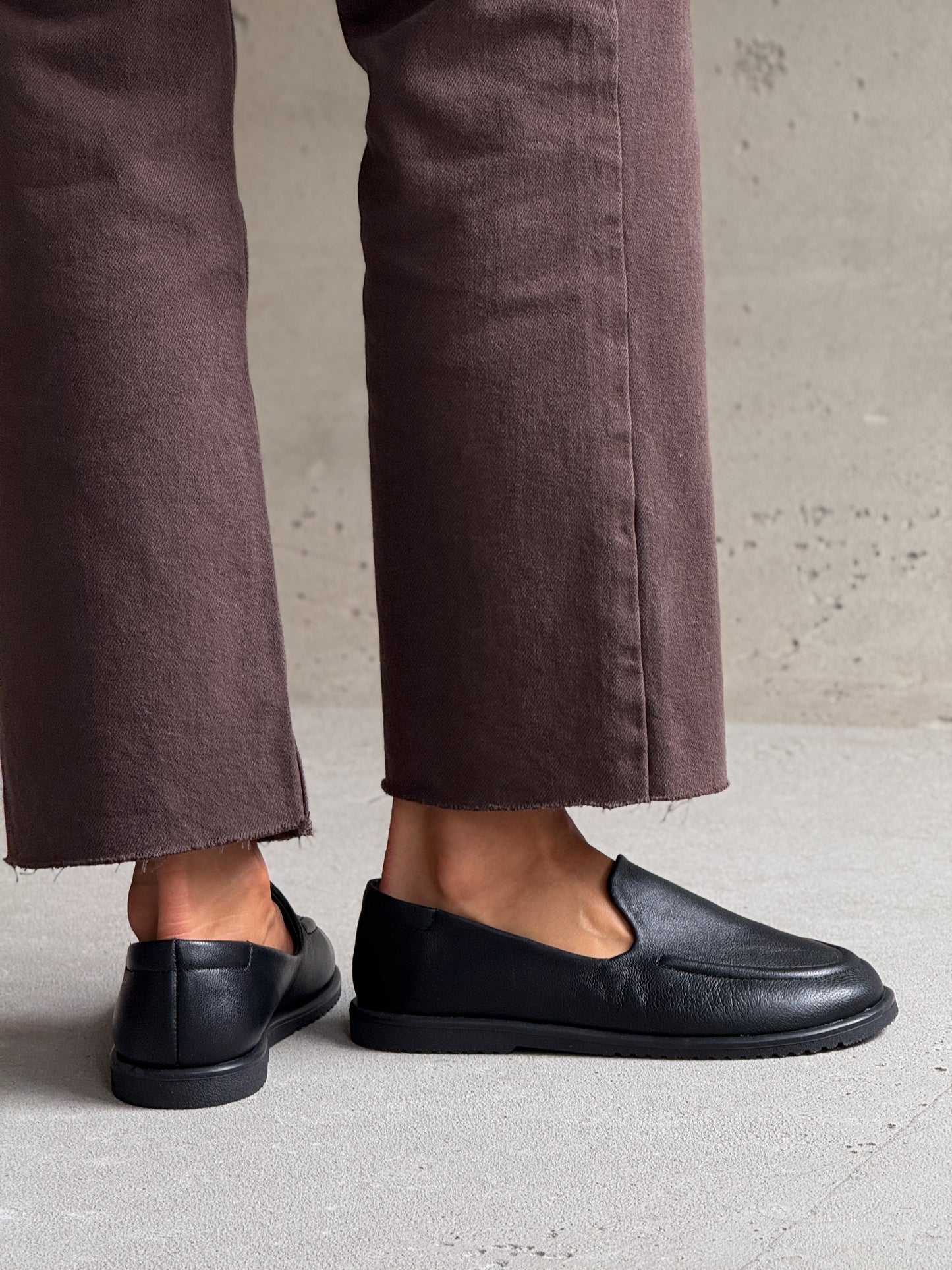 Анатомічні лофери barefoot  ™️ NikArt, чорний