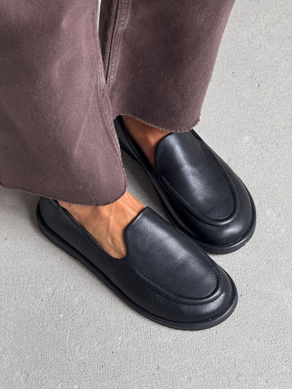Анатомічні лофери barefoot  ™️ NikArt, чорний