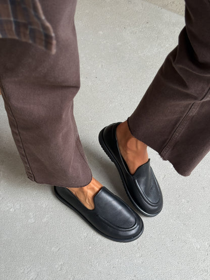 Анатомічні лофери barefoot  ™️ NikArt, чорний
