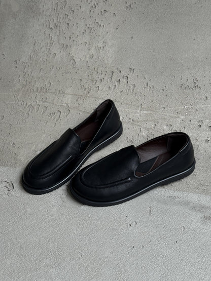 Анатомічні лофери barefoot  ™️ NikArt, чорний