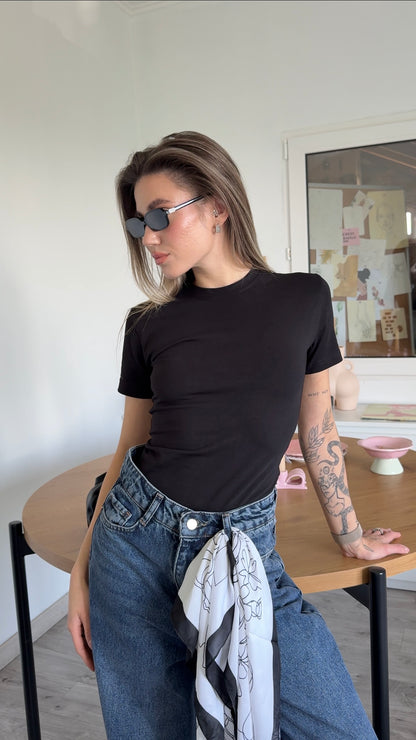 Fitted T-shirt skim