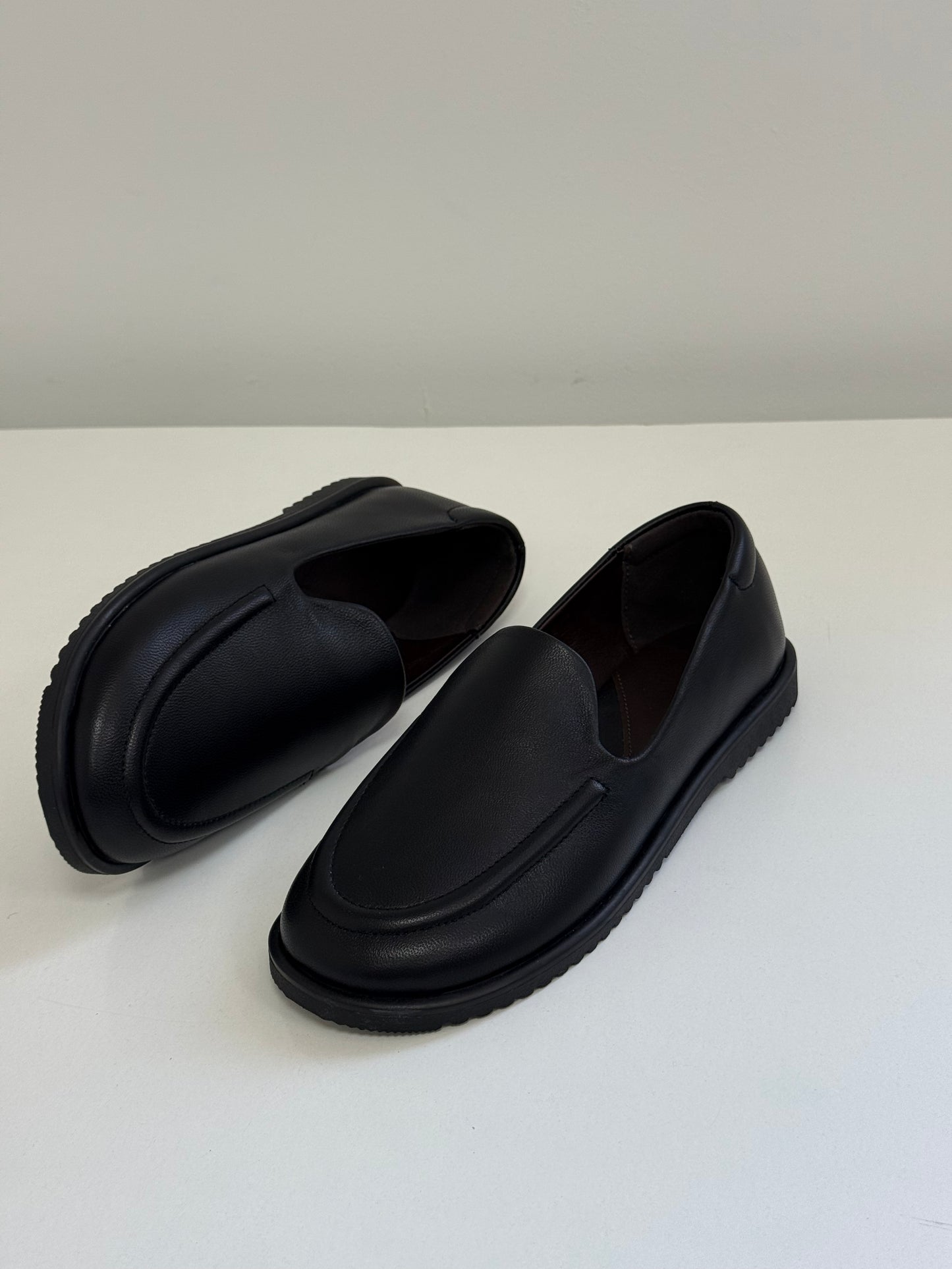 Анатомічні лофери barefoot  ™️ NikArt, чорний