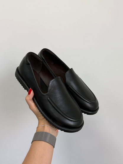 Анатомічні лофери barefoot  ™️ NikArt, чорний