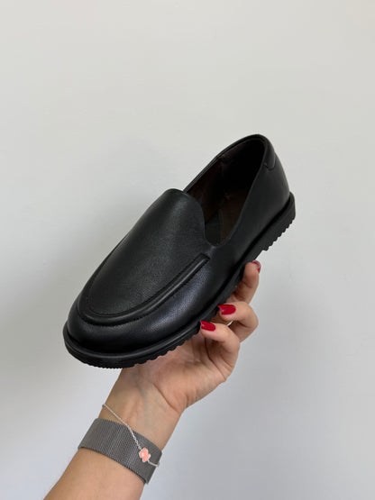 Анатомічні лофери barefoot  ™️ NikArt, чорний