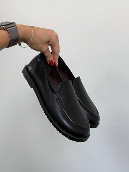 Анатомічні лофери barefoot  ™️ NikArt, чорний