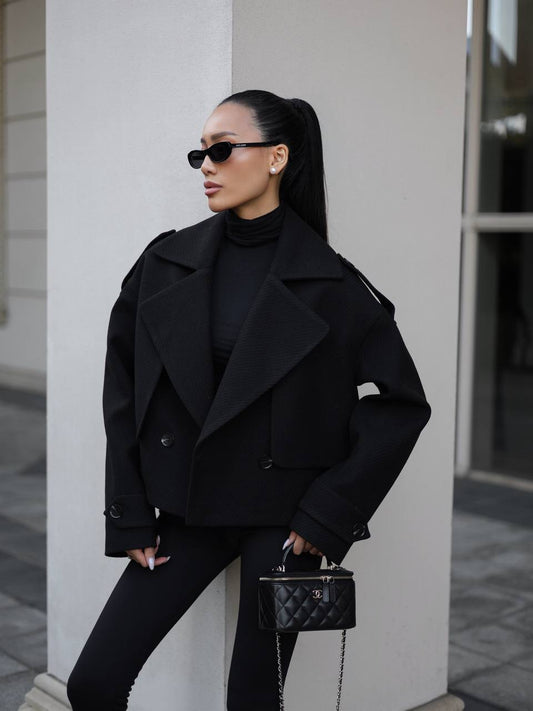Стильний жакет OVERSIZE з кашеміру
