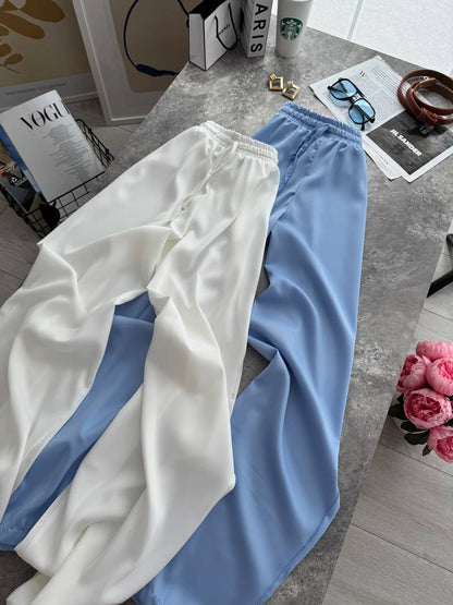 Silk trousers