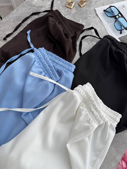 Silk trousers