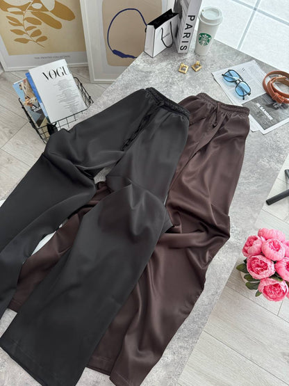 Silk trousers