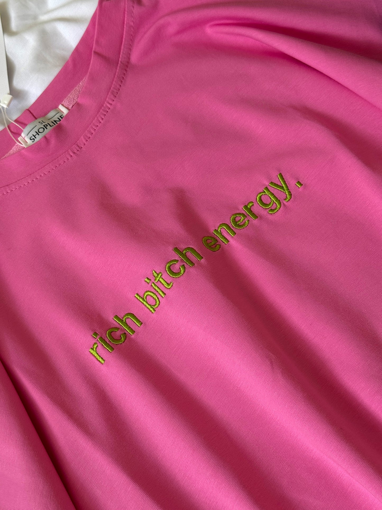 Koszulka oversize "rich bitch energy"