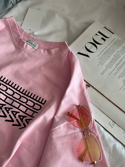 T-shirt with VAHUE print