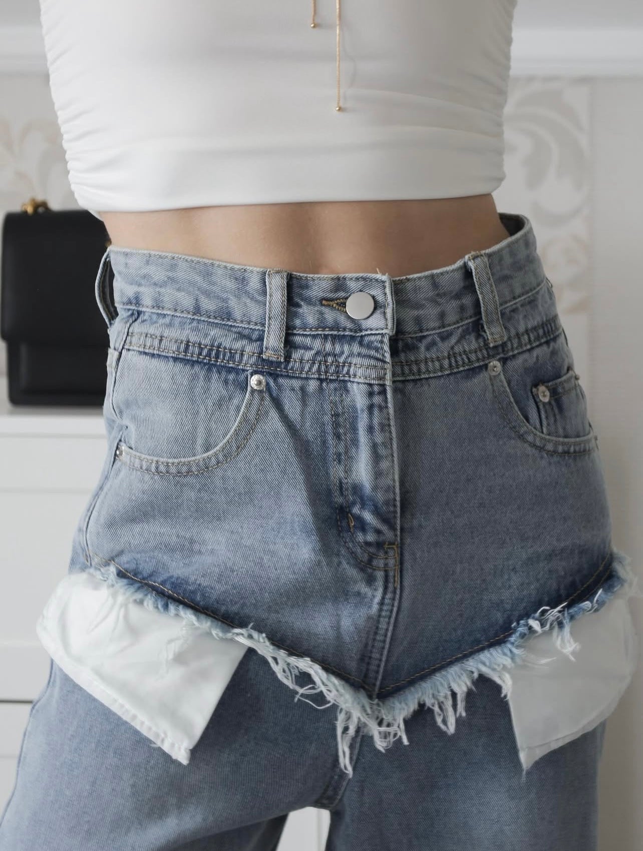 Inside-out jeans