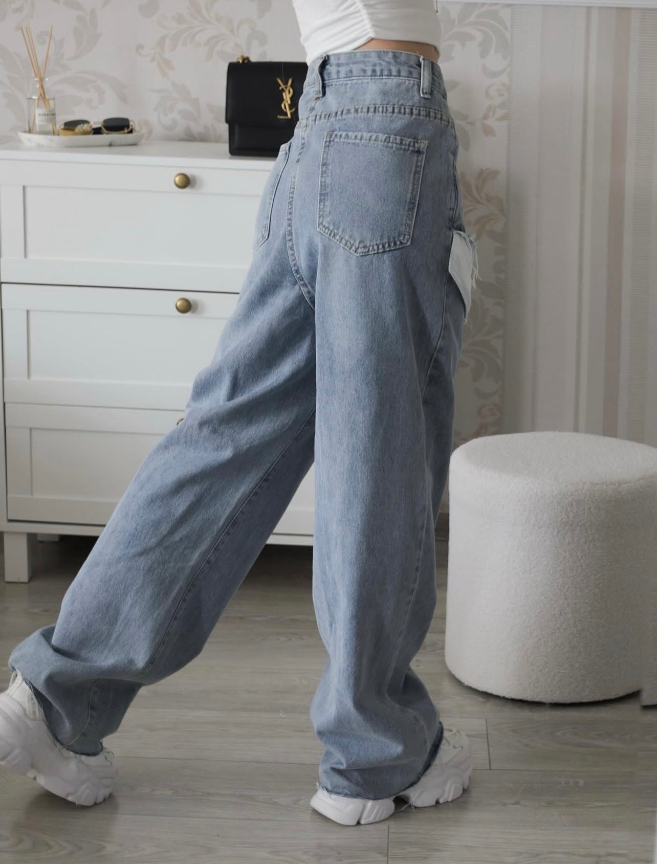 Inside-out jeans